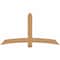 Ekena Millwork Bellingham Timber Gable Bracket, Western Red Cedar, 72"W x 39"H x 1 1/2"D x 5 1/2"F, 13/12 Pitch GBW072X39X0206BEL00SWR - alternate 1